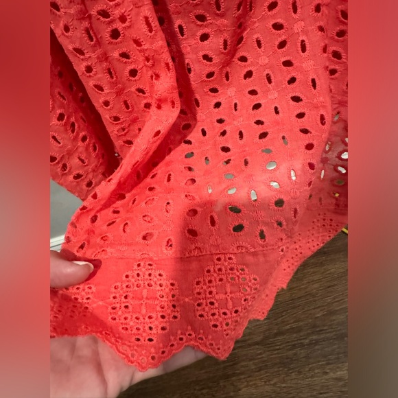 Lavender J - Eyelit dress that is a romper! Shorts under neath! - Picture 4 of 8